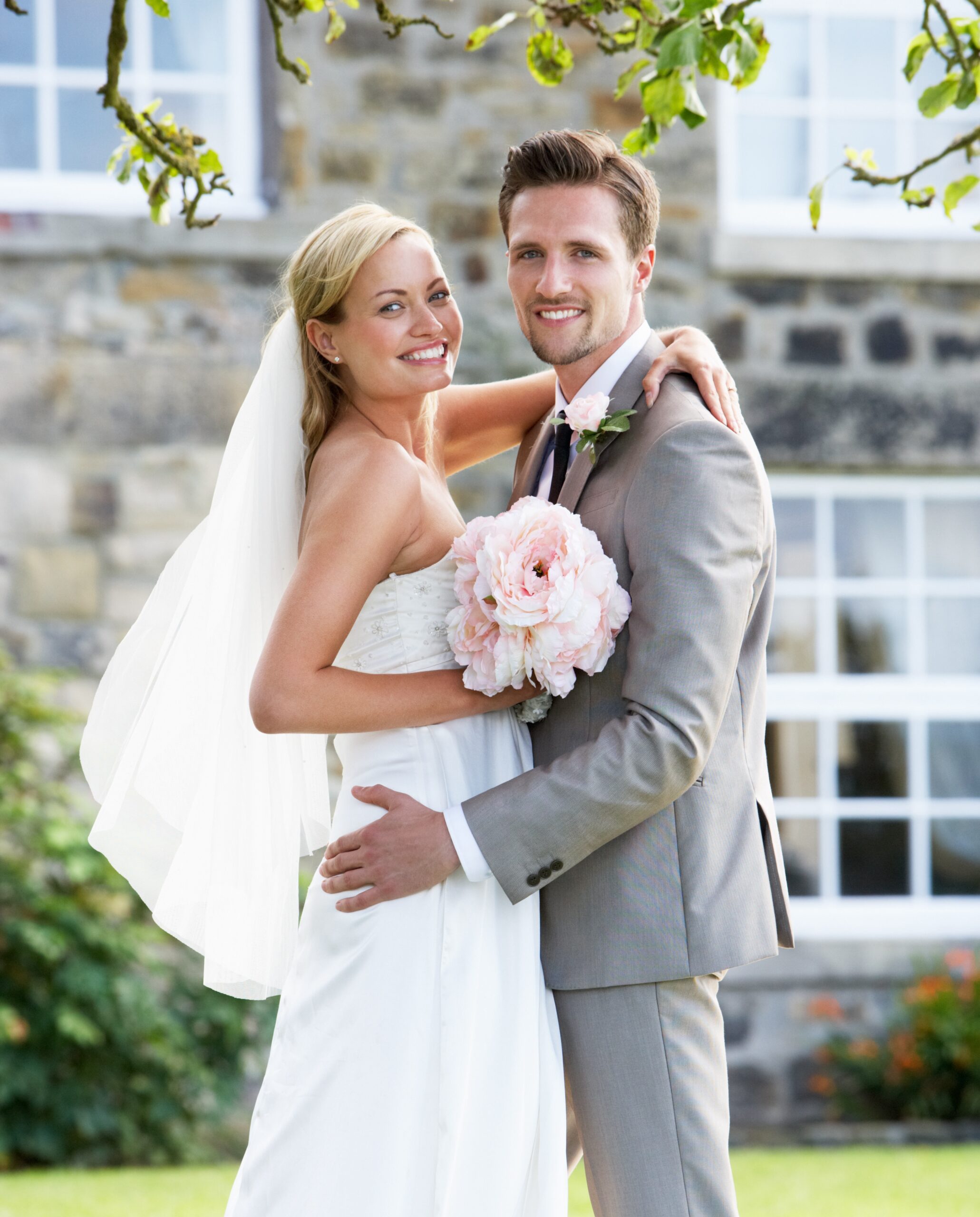 A newly married couple